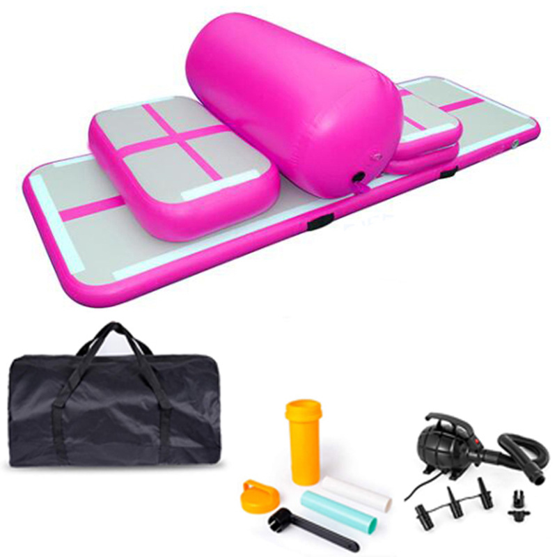 Inflatable Gymnastics Mat with Air Track