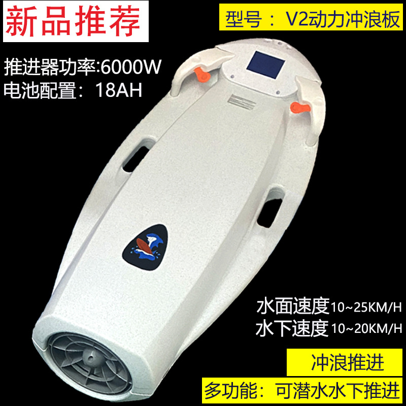 Smart Electric Surfboard with Shark Propulsion