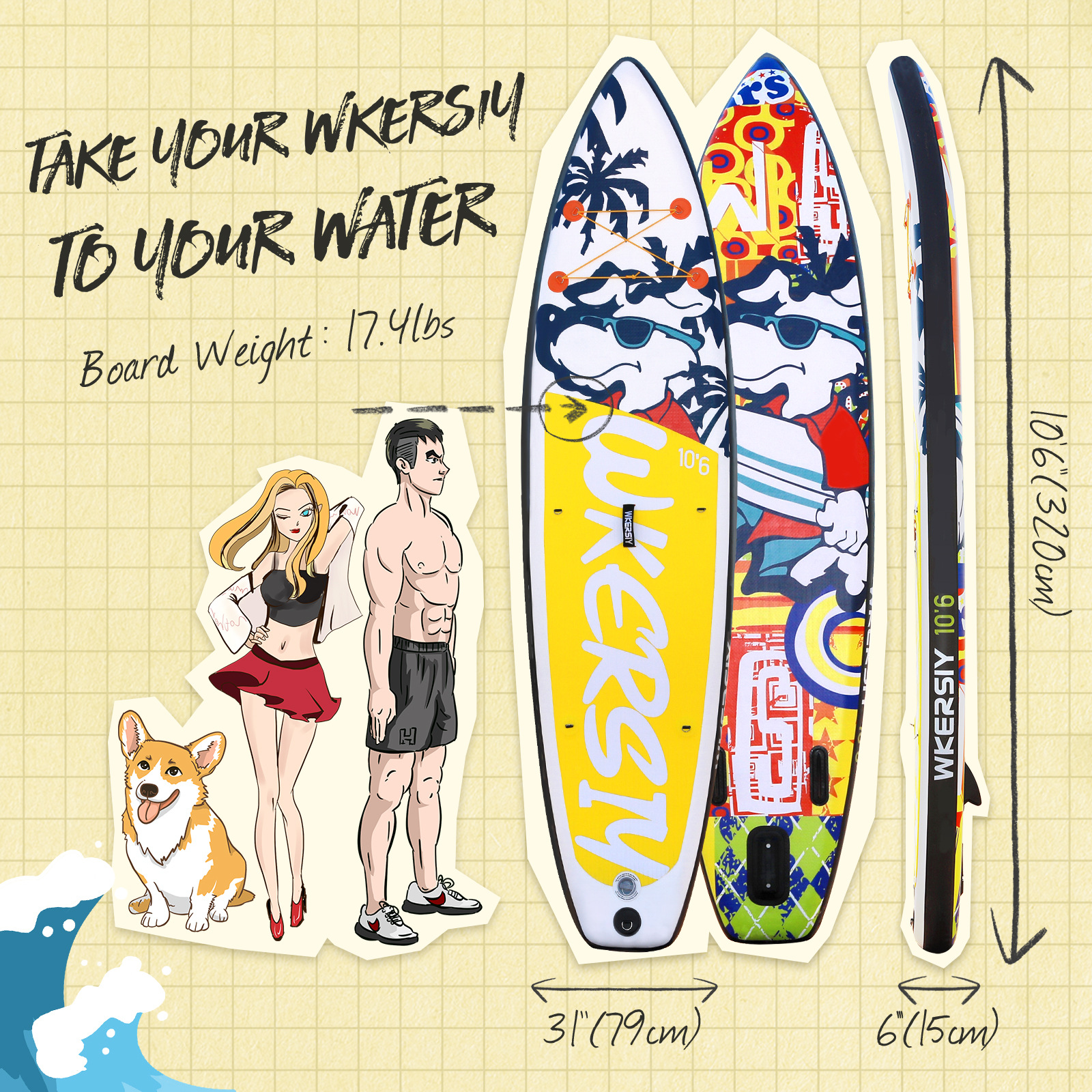 Hot Selling Inflatable Paddle Board SUP with Accessories