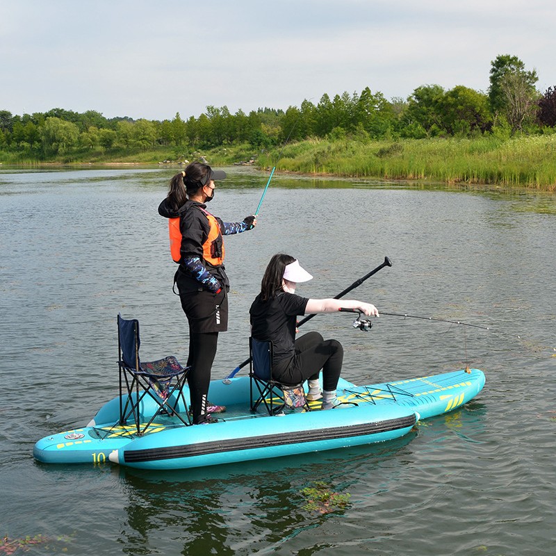 Fishing Paddle Board with Stabilizing Airbags