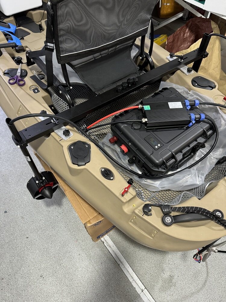 Paddle Board Kayak Inflatable Boat with T110 Electric Motor