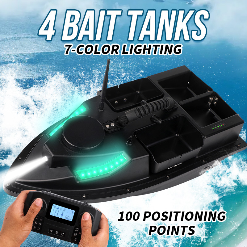 Cross-Border Smart Four-Compartment GPS Bait Boat