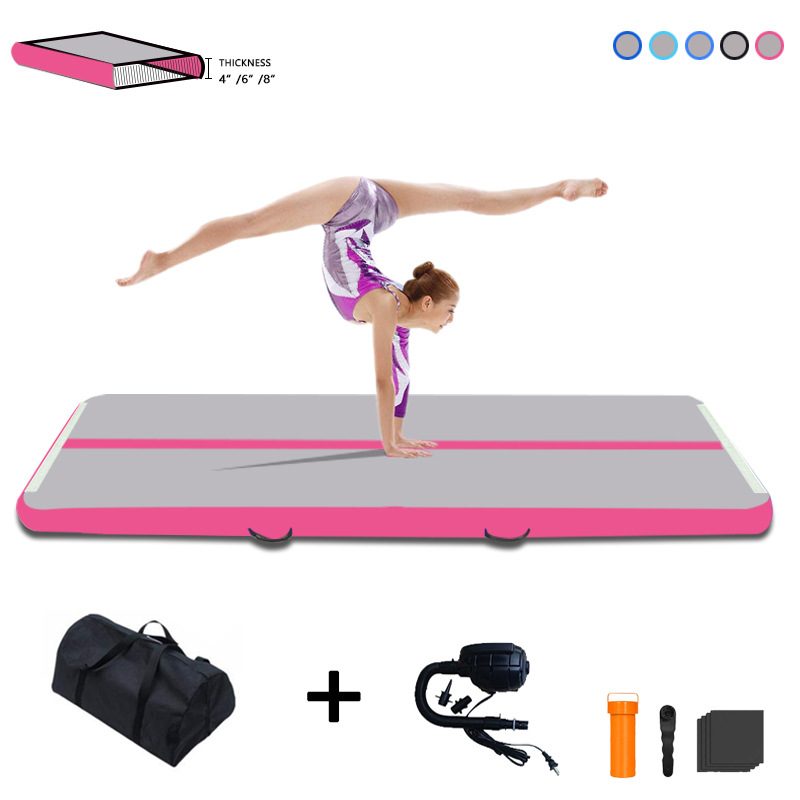 [Factory Custom] Inflatable Gymnastics Mat Dance Yoga Air Cushion Taekwondo Martial Arts Flip Training Non-Slip Mat